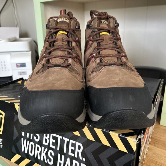 Noble Outfitters Men’s Rivet Cutter Steel Toe Waterproof Suede Work Boot Sz 13R - Picture 6 of 7